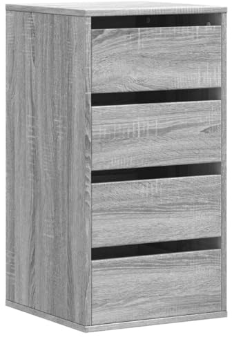 vidaXL Kommode Grau Sonoma 40x41x76 cm Holzwerkstoff