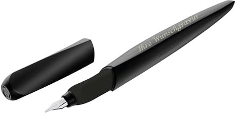 Pelikan Füllhalter mit Gravur / Füller / Twist Calligraphy P457 1,5 schwarz