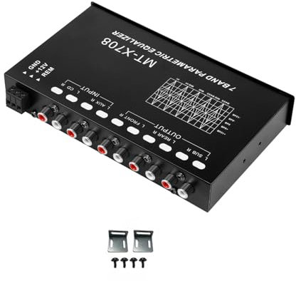 GADAW Equalizzatori Stereo per Auto Avanzati A 7 Bande Professionali Amplificatore Sintonizzazione Multifunzionale Migliore qualità del Suono