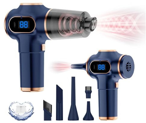 RVIFY Car Vacuum Mini Car Vacuum Cleaner Cordless Powerful Wireless Car Cleaner HandHeld Portable Vacuum Cleaner Cleaning Machine Wireless Vacuum Cleaner