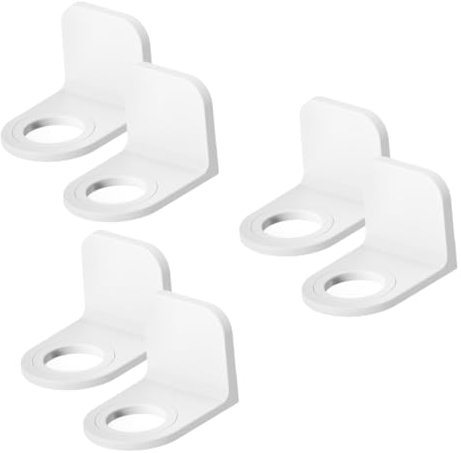 BUGUUYO 3 Sätze Wandregal Sirup Waschbeckenspender Deckel Wasserdicht Automatischer Seifenspender Ablagekörbe Kühlkorb Einkaufskorb Nagelfreie Shampoo-racks Handhalter Abs Weiß 2 Stück * 3