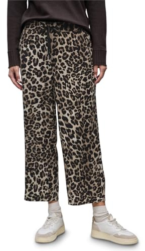 Street One Style LTD QR Emee Print HW Wide Leg Black 44