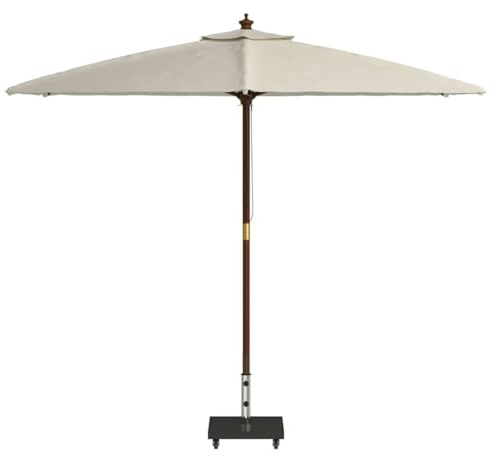 vidaXL Pied de Parasol 30 kg Noir Granite Carré