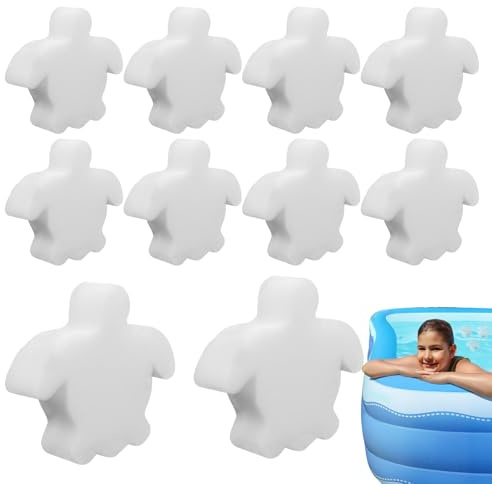 10 Pezzi Spugna Assorbente per Olio, Assorbitore Spugna Piscina, Assorbitore di Schiuma per Vasca idromassaggio, Assorbimento 'olio per Piscina e Spa