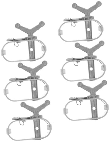 Abaodam Lot de 6 tendeurs de fil en acier durable pour serre, vignoble et agricole, contrôle de précision des fils et utilisation facile pour une croissance optimale