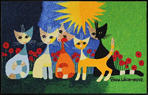 Rosina Wachtmeister Fußmatte waschbar UNA Bella compagnia 075x120 cm