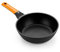 BRA Efficient Orange Sartén Honda 20 cm, Aluminio Fundido con Antiadherente Platinum Plus, honda, Apta para Todo Tipo de cocinas incluida inducción, Libre de PFOA