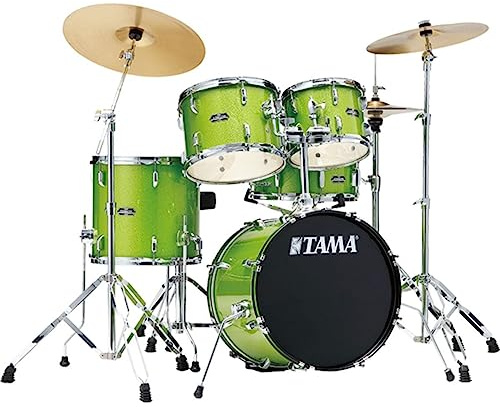 Tama Stagestar 5-piece Complete Drum Set - Lime Green Sparkle