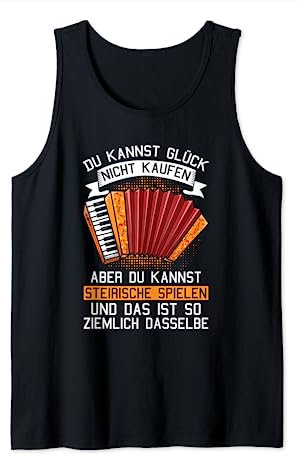 Akkordeon Steirische Leidenschaft Ziehharmonika Harmonika Tank Top