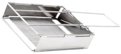 Grille de Cuisson du Pain D'extérieur en Acier Inoxydable Argentée