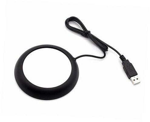 Amosfun Chauffe-Tasse USB pour Bureau Chauffe-mug USB Tasse Chauffante Compatible avec Divers Contenants Maintient la Chaleur des Boissons