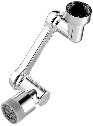 QZKJQDD Wasserhahn Verlängerung, Wasserhahn Aufsatz, Wassersparender Siebstrahlregle,1080°Grad Drehbarer Multifunktionaler Verlängerungshahn,Geeignet für Küche,zwei unterschiedliche Wasserdruchflüsse