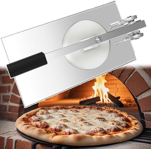 Stainless Steel Pizza Tortilla Pastry Pans Tools, Pizza Tortilla Press Machine with Adjustable Extension Arm, Home Food Preparation Equipment for Street Vendors, Western