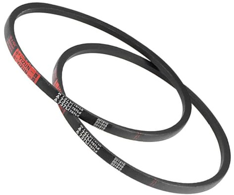 TA-VIGOR 2Pcs A737 V-Belt 737mm Inner Girth 13mm Width 8mm Thickness Rubber Drive Belt, Power Transmission V-Belt Replacement for Lawn Mowers, Drill Press, Tractors, Bandsaws