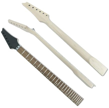 DIY Gitarrenhals E-Gitarrenhals 24 Bünde professionelles Instrumentenzubehör