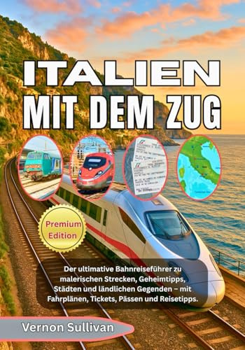 ITALIEN MIT DEM ZUG 2026: Der ultimative Bahnreiseführer zu malerischen Strecken, Geheimtipps, Städten und ländlichen Gegenden mit Fahrplänen, Tickets, Pässen und Reisetipps.