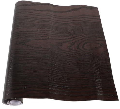 ibasenice Autocollant Intérieur Voiture Film Bois Brillant Décoration Tableau de Bord Film Adhésif Facile à Poser pour Rénovation Intérieure