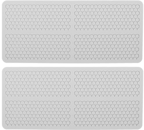 JECOMPRIS 2pièces Moule Silicone Nid Abeille pour Fondant Chocolat Cupcakes Moules à Pâtisserie Réutilisables Alimentaires Pâte Polymère