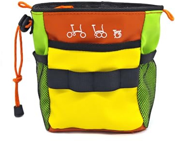 Maigridy Borsa termica leggera per bicicletta, con cuciture rinforzate, tessuto resistente all'abrasione, impermeabile, borsa per bicicletta
