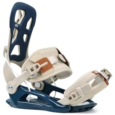 WDSBZNB Fijaciones Snowboard Fijaciones de Snowboard Botas esquí Paso rápido for(Blue,L(42-46))