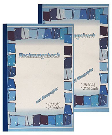 2 x Rechnungsbuch A5, Rechnungsblock, Rechnung, Quittung, Formular