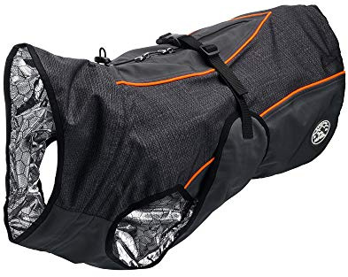 HUNTER UPPSALA THERMO Hundemantel, Thermomantel, Wasserabweisend, 35, Anthrazit