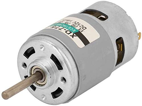 775 Motor High Speed 80W High Power Extension Shaft 12V24V Dc Motor Diy Electric Drill Cutting Machine (12V10000Rpm), Electrical Tools, Stone/Profile/Steel Cutting Machine