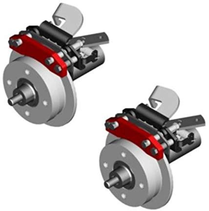 3G Rear Disc Brake Kit for EZGO Lifted Electric Golf Carts 1982+