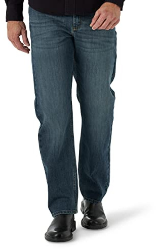 Wrangler Free-to-Stretch Relaxed Fit Jean Marine