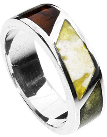 Ring - Byrte - Silber 925/000 - Bernstein