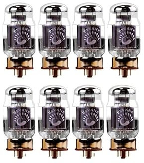 JINGERL KT88 Tubes à vide Hifi correspondant aux accessoires d'amplificateur de paire lampe REMALCE KT66 / 100 (Color : 8 Pcs Matched Eight)