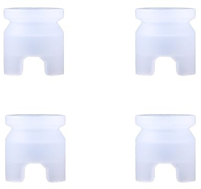 4pcs Bike Replacement Mouth Top, Transparent Bike Bottle Cap Top BPA Free Bike Water Bottle Mud Cap for Camelbak Cap for Squeeze Bottle Fitness Bottles Bicycle Bottle Cap Top