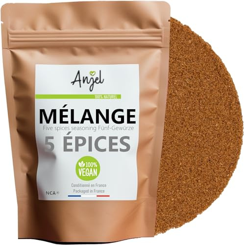 Mélange Cinq Épices Authentique 100g - Assaisonnement Frais pour Sublimer vos Plats - Explosion de Saveurs avec des Ingrédients Naturels - NCA
