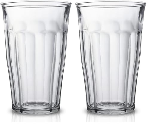 Duralex 1030AB06/6 Picardie Water Glass Without Filling Mark, 500ml, Pack of 12