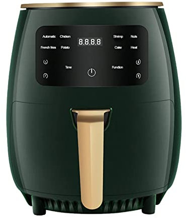 Freidoras de aire de 1400 W, The Big Fhire, 8 menús inteligentes, calefacción 360, pantalla táctil Freidoras de aire sin aceite Verde (Verde) (freidoras de aire) (Verde) (Verde) necesarias charitable