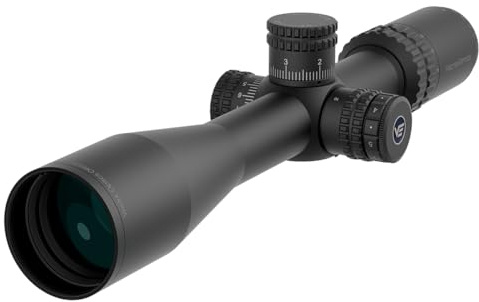Vector Optics ORION PRO MAX 4-16x44 First Focal Plane 30mm VOR-4 MIL Illuminated Glass Etched Reticle Side Focus Zero Stop Rifle Scope with weaver/picatinny mounts, sunshade, flip up lens caps SCOL-59