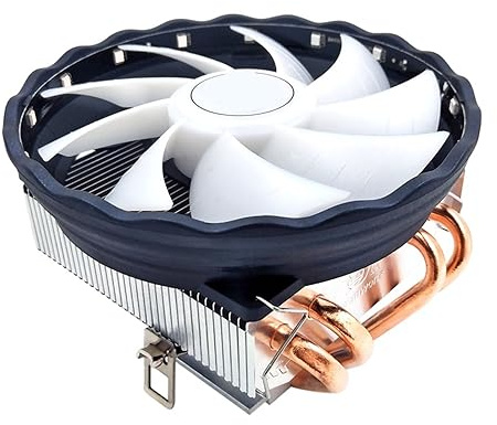 Dissipatore CPU 4 Heatpipes 120mm RGB PWM 4 Pin Ventola CPU silenziosa Raffreddamento PC Ryzen AM5-AM4 Socket Raffreddamento CPU(Color:No light 4 Pin PWM)