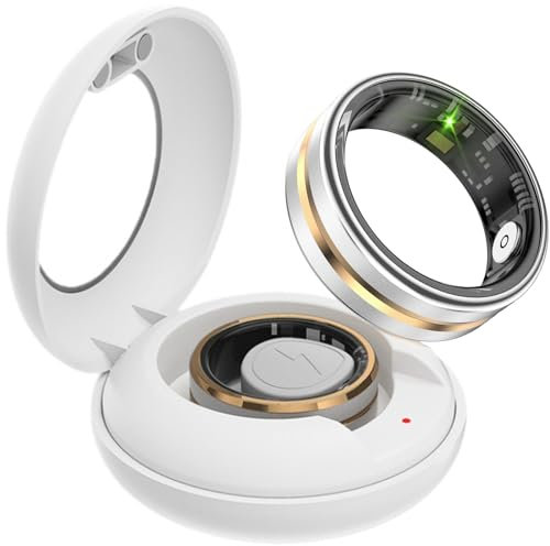 findtime Smart Ring Fitnesstracker Schrittzähler 5ATM Wasserdicht Smartring Fitness Ring Tracker Smartringe Herren Damen Schlaf Ring Pulsmesser Smart Ring Android iOS Sport Ringe Remote-Photograph