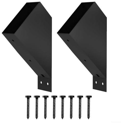 Pergola Brackets, 45-Degree Angle Support Bracket, Heavy Duty Connector, For 2X4'' Wood Posts, For Pergola DIY Needs, Gazebos(2pcs)