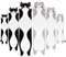 Aragallant Cuscino Gatto Lungo, Peluche Cuscino Lungo, Cuscino Peluche Gatto Morbido adatto ai bambini a partire dai 3 anni, Regali di Natale e compleanno per bambini (Nero, 50CM)