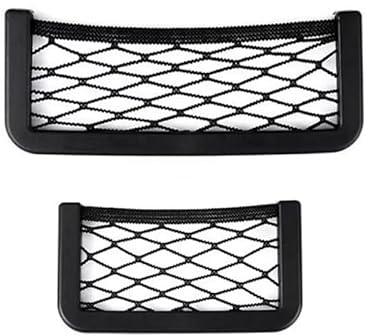 INTEAU Auto Netz Organizer für Opel Corsa D, Organizer Netz Tasche Elastisches Kfz Aufbewahrungsnetz Multifuntionales Autositz Ablagenetz Kofferraum Netztasche Zubehör,S+L