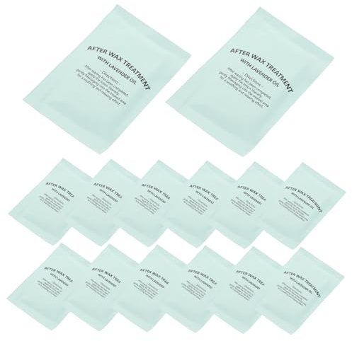 VALICLUD Salviette Olio per Ceretta 20 Pezzi Tamponi Detergenti Post-depilazione Lenitive per Pelle Sensibile Cura Dopo Ceretta Corpo e Viso
