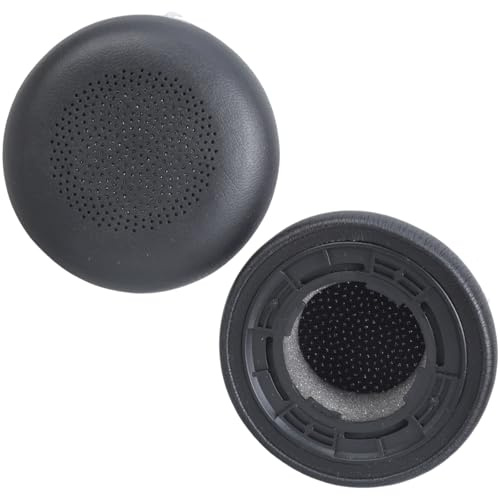 1 par de almohadillas de piel para los oídos, almohadillas de espuma viscoelástica para auriculares WH64, YHS36, WH62, WH66, de repuesto