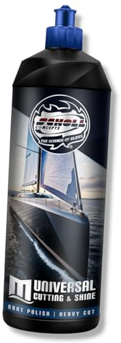 Scholl Concepts Marine - Universal Cutting Heavy Cut Bootspolitur Gelcoat Medium Schleifpolitur| Gelcoatpolitur | Bootspolitur | Yachtenpolitur | GFK Glanzpolitur | Hochglanz Politur 1Kg