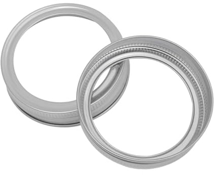 Gatuida 24Pcs Tinplate Jar Handles and Lid Rings for Mason Jars Wire Hangers with Elastic for Outdoor Decor Party BBQ Solar Lanterns and Home Use