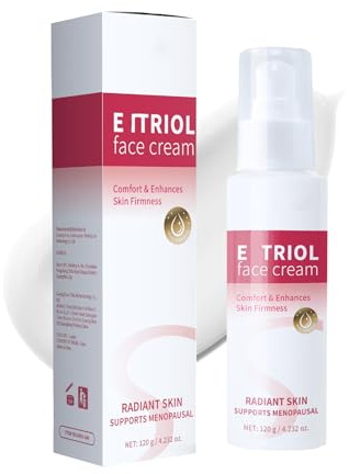 Estriol Gesichtscreme & Nachtcreme für Damen - Anti Falten & Anti Aging Creme Frauen - Östrogencreme für Frauen - Feuchtigkeitscreme Gesicht mit Estrogen - Gesichtspflege für trockene Haut - 120ml​