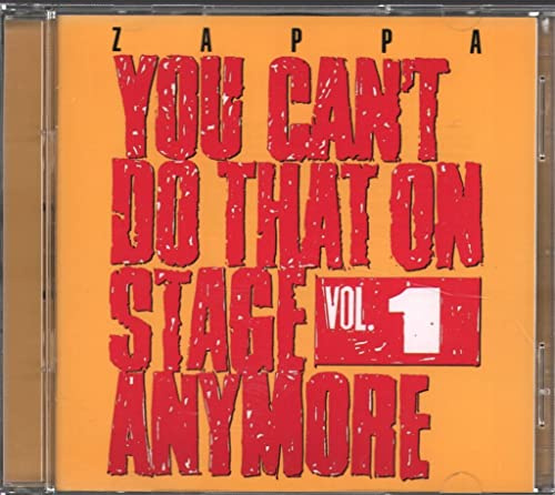 You Can'T Do That On Stage Anymore Vol. 1