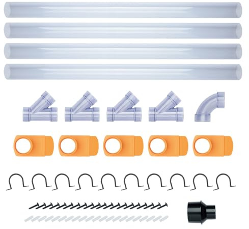 POWERTEC 70259 Staubsammelarmaturen Netzwerk | Shop Staubsammler Systeme für Holzbearbeitung