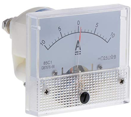 Ampèremètre de Compteur de Courant DC Analogique - 1A 5A 10A, 0-10A