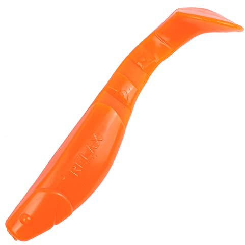 Relax Kopyto 4 l 10 cm gummifisk 10 stycken gös gummibete 071 UV orange